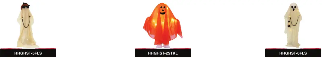 Haunted Hill Farm HHGHST 3STK 40 in Talking Lighted Animatronic Ghost Figurine - Figure 8