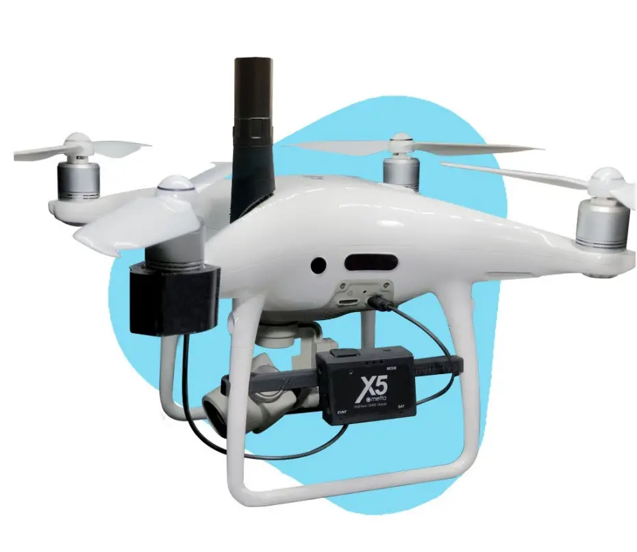 mettatec GNSS X5 PPK Module for Phantom 4 Pro and Advance