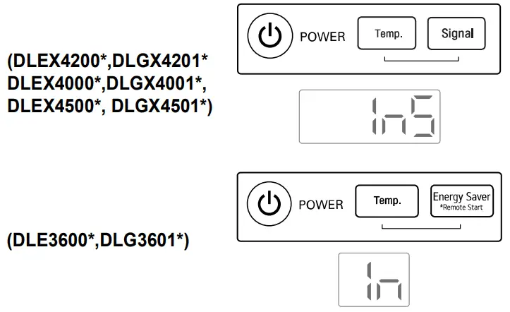 LG DLEX4000 Ultra Large Front Load Electric Dryer-activation