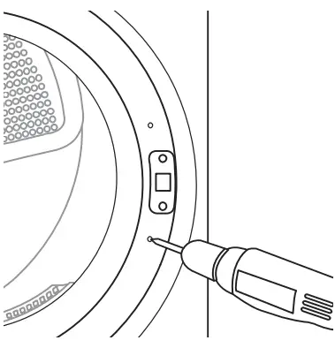 LG DLEX4000 Ultra Large Front Load Electric Dryer-removed in step