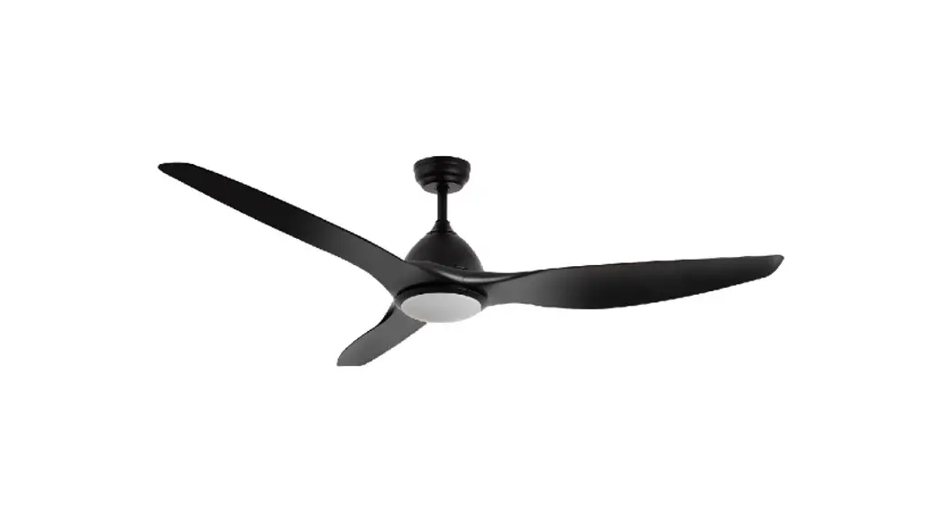 Aisword Kbs-pbh5236 52 Inch Integrated Led Indoor Black 3-blades Ceiling Fan With Ac Motor User Manual