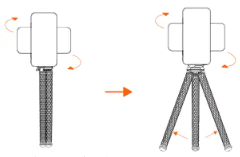 USKEYVISION-Flex-1-Flexible-Phone-Camera-Tripod-Stand-FIG-4