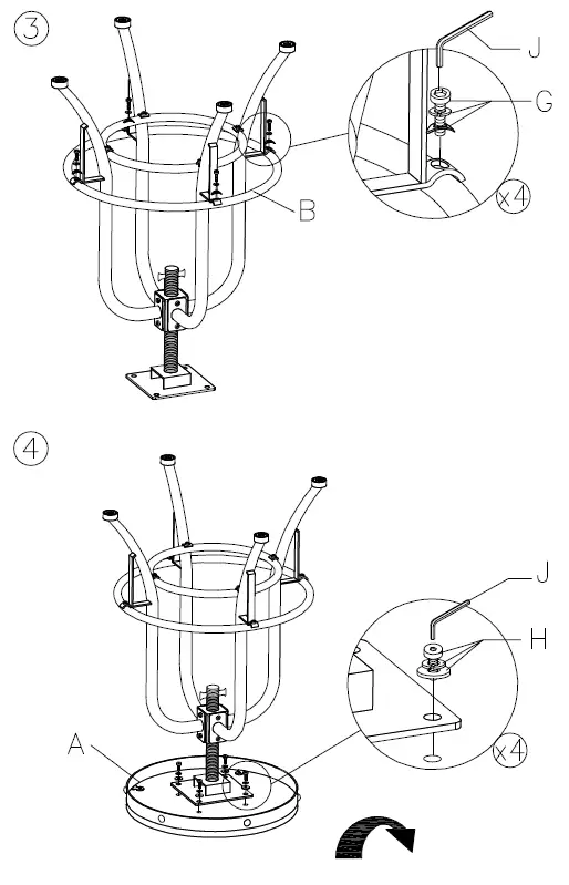 ASHLEY D542224 Bar and Game Room Pinnadel Counter 3