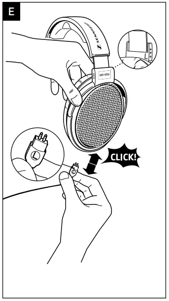 Changing the connection cable