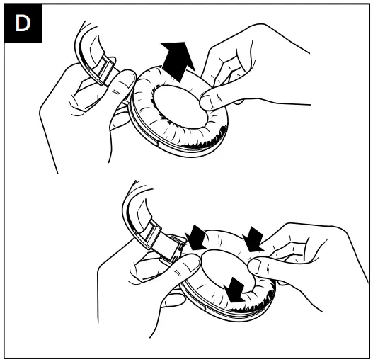 Replacing the ear pads