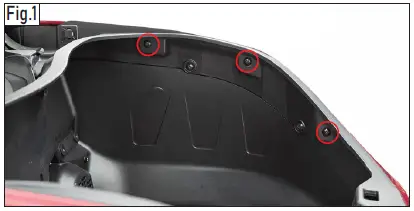 Goldstrike G0048500 Spar Trunk Side Lights Honda Gold Wing 01