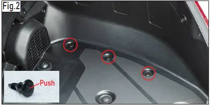 Goldstrike G0048500 Spar Trunk Side Lights Honda Gold Wing 2