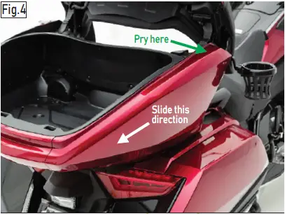 Goldstrike G0048500 Spar Trunk Side Lights Honda Gold Wing 4