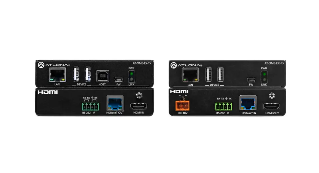 Atlona At-ome-ex-kit Omega 4k-uhd Hdmi Over Hdbaset Tx-rx With Usb Installation Guide Atlona At-ome-ex-kit Omega 4k-uhd Hdmi Over Hdbaset Tx-rx With Usb Installation Guide