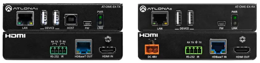 ATLONA AT-OME-EX-KIT Omega 4K-UHD HDMI Over HDBaseT TX-RX with USB