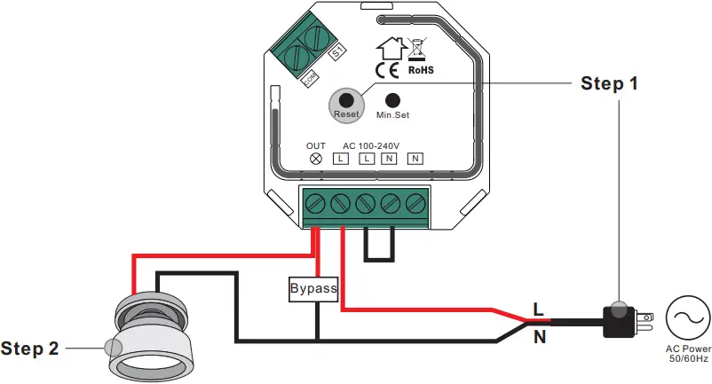mundiluz SM309S ZigBee Dimmer - Factory Reset
