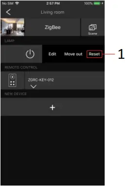 mundiluz SM309S ZigBee Dimmer - Reset