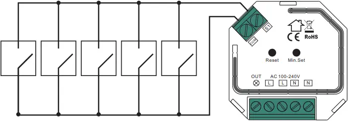 mundiluz SM309S ZigBee Dimmer - Wire Connection 5