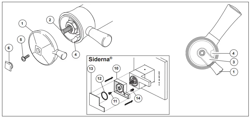 Installation and Adjustment of the Temperature Knob Failure to do so may cause injury