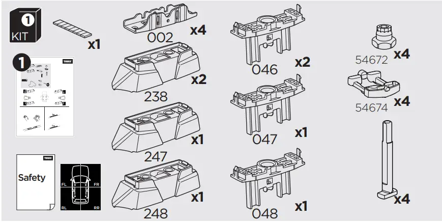 THULE-187145-MERCEDES-B-Class-Hatchback-Roof-Rack-FIG-1