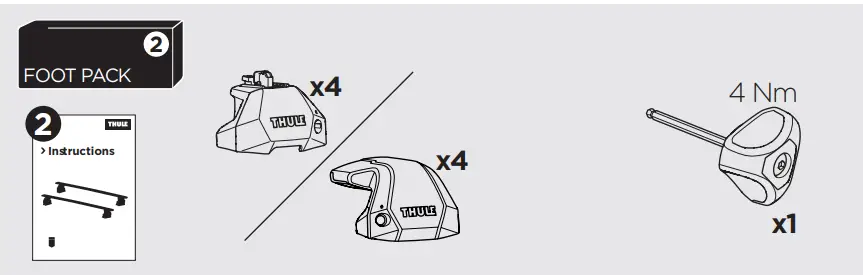 THULE-187145-MERCEDES-B-Class-Hatchback-Roof-Rack-FIG-2