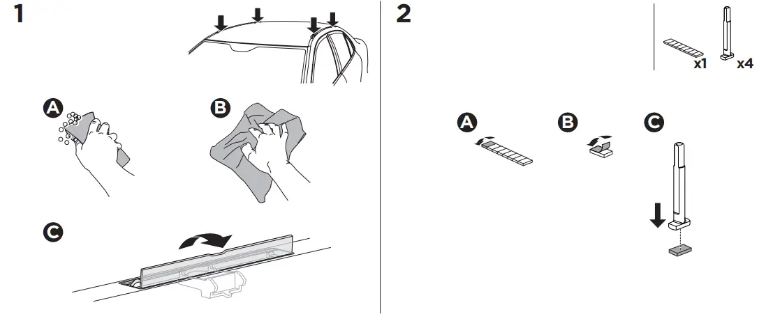 THULE-187145-MERCEDES-B-Class-Hatchback-Roof-Rack-FIG-5