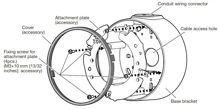 I PRO WV QJB502 W Base Bracket - Parts and functions 1