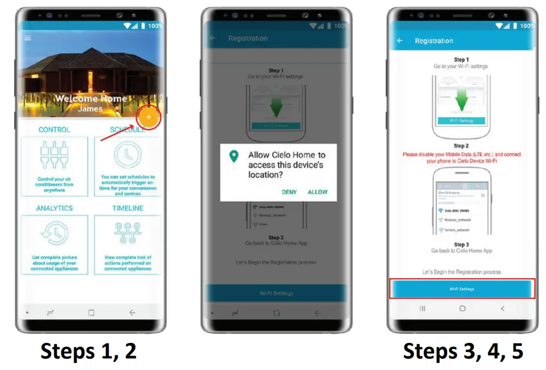 CIELO B07MPG1Y23 Smart Wi-Fi Controller for Air Conditioner & Heat Pumps - App