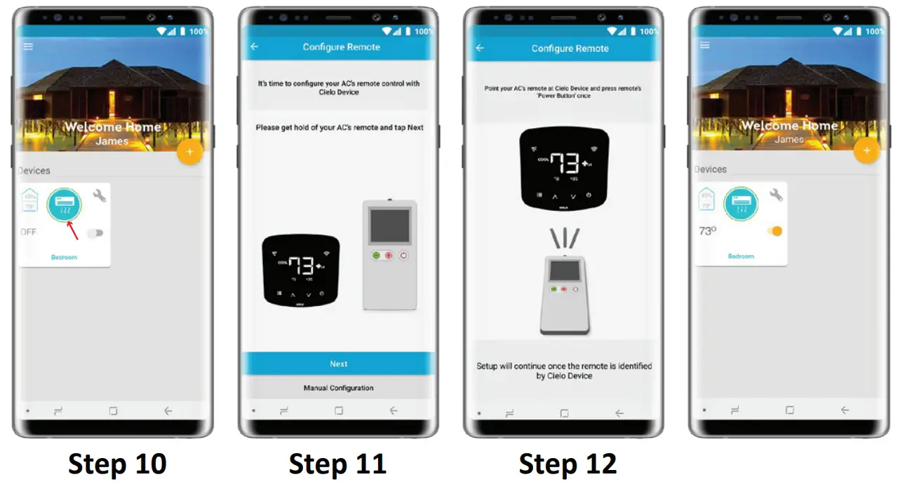 CIELO B07MPG1Y23 Smart Wi-Fi Controller for Air Conditioner & Heat Pumps - Registra�on