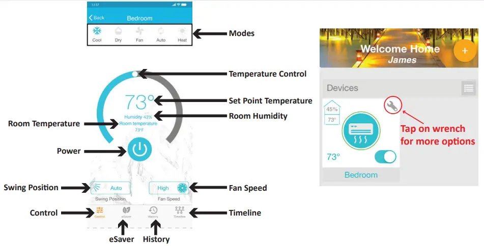 CIELO B07MPG1Y23 Smart Wi-Fi Controller for Air Conditioner & Heat Pumps - UNLIMITED