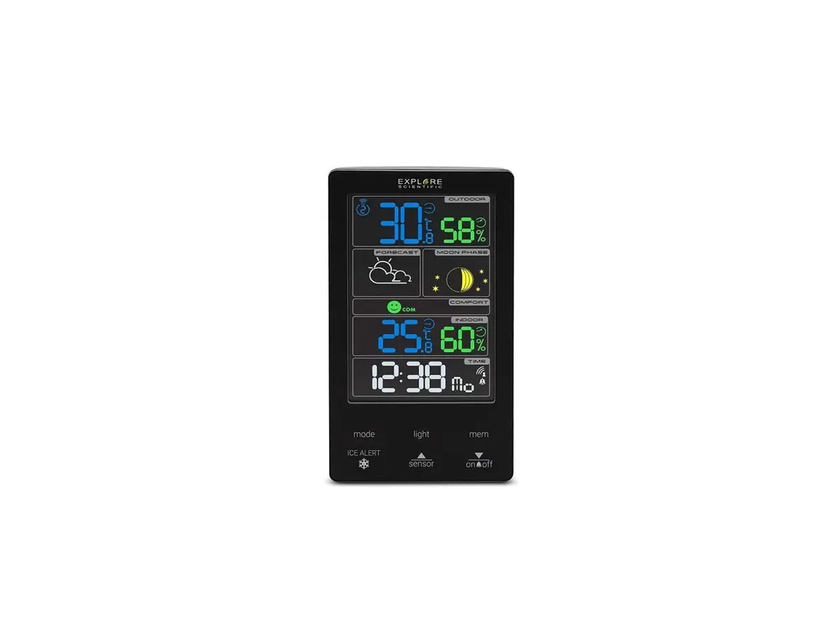 Explore Scientific Wsc4009 Touch Key Weather Station Instruction Manual