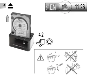 gembird USB Docking Station HD32-U2S-5 -- figure 3