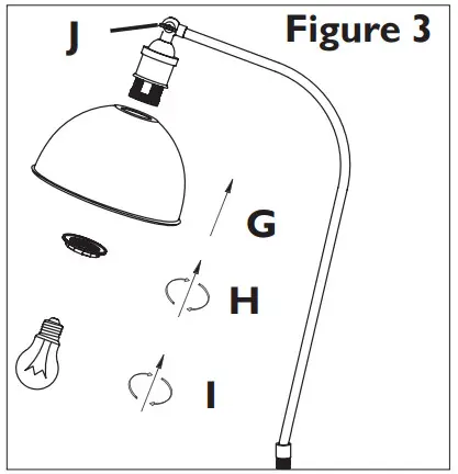 JOHN LEWIS Baldwin Floor Lamp Matt Parchment-Step 3