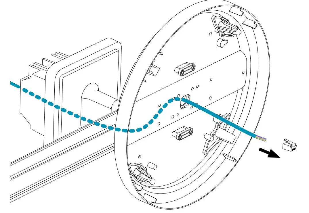 sapling Horizontal Time Zone Clocks - Power over Ethernet