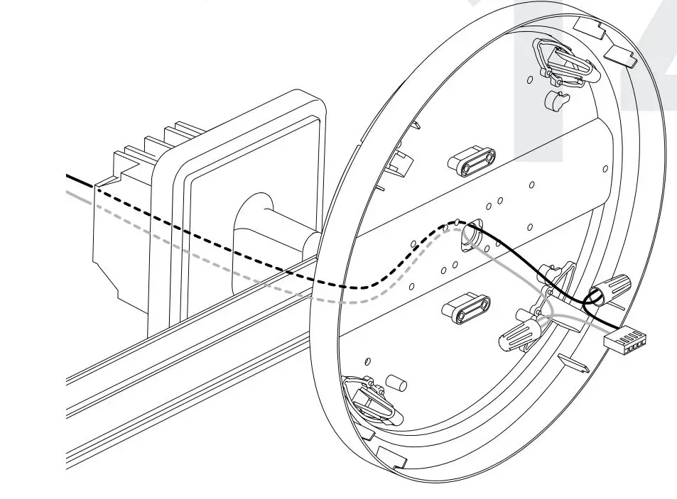 sapling Horizontal Time Zone Clocks - Skip this if your clock is battery-powered