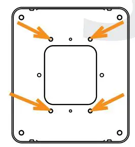 sapling Horizontal Time Zone Clocks - Skip this step if your clock is battery-powered