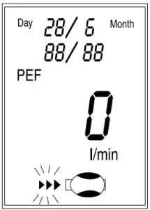 Microlife PF 100 Electronic Asthma Monitor - time switch4