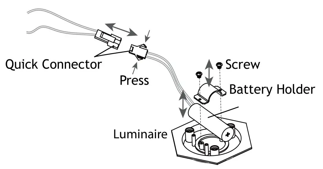VSPL-1045-BBZ Low Voltage Landscape Lighting - Replace Battery