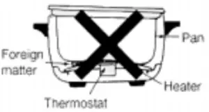 Panasonic SR 42HZP Commercial Rice Cooker - CAUTION 1