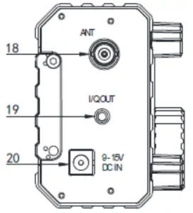 Chongqing Xiegu Technology X6100 Shortwave Transceiver - Left plate
