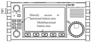 Chongqing Xiegu Technology X6100 Shortwave Transceiver - Multifunctional operation