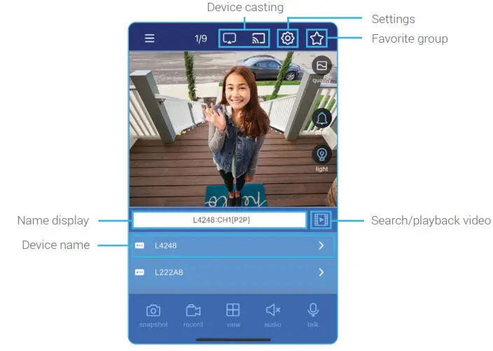 LOREX L4248 Series 2K Network Video Recorder - Live View
