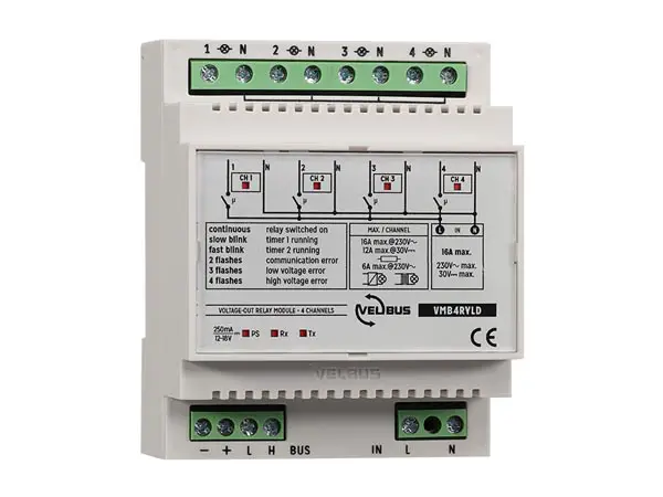 Velbus Vmb4ryld User Manual Velbus Vmb4ryld User Manual