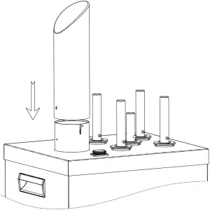 BUFFALO Mounting the air pipe A