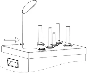 BUFFALO Mounting the air pipe B