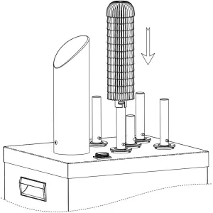 BUFFALO Mounting the brushes A