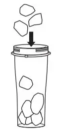 NINJA BN500UK Black and Silver Blender Instructions - Plug in motor base and place on a clean, dry, level surface such as a worktop or table