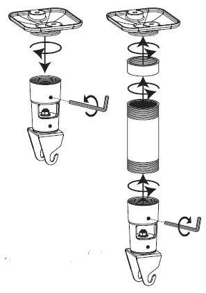 GABOR UPM-360 360 Degree Universal Projector Mount fig 15
