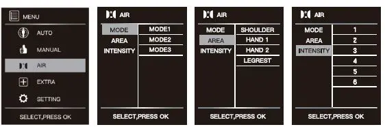 COSTWAY Gaintex JL10010WL Massage Chair fig 27COSTWAY Gaintex JL10010WL Massage Chair fig 27