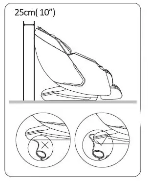 COSTWAY Gaintex JL10010WL Massage Chair fig 5