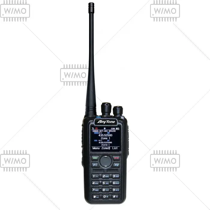 AnyTone AT-D878UV Plus Digital DMR Dual Band Handheld Commercial Radio Bluetooth