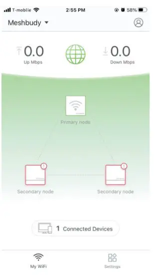 rock space RSD0613 Whole Home Mesh WiFi System - RS WiFi APP