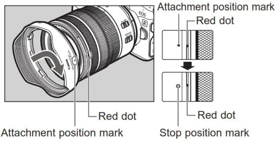 Canon RF 14-35mm F4.0 L IS USM Wide Zoom Lens - Hood