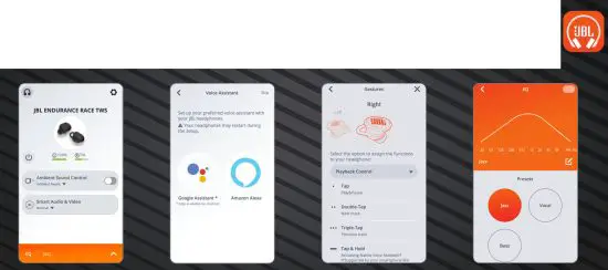 JBL Endurance Race Waterproof True Wireless Active Sport Earbuds -WITH THE APP