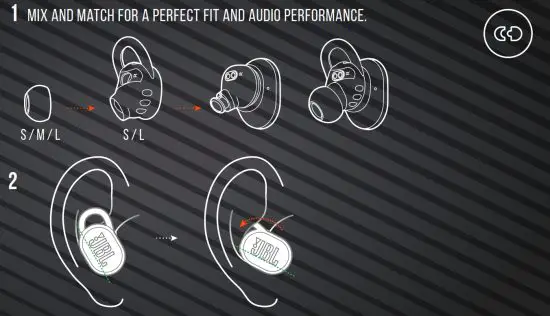 JBL Endurance Race Waterproof True Wireless Active Sport Earbuds - how